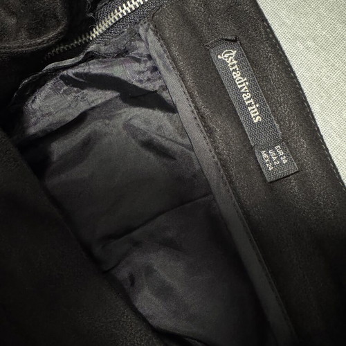 Stradivarius mini skirt, black, size S