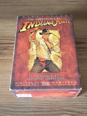Indiana Jones Η Συλλογή Με Τις Ταινίες DVD μεταχειρισμένο με ελληνικούς υπότιτλους