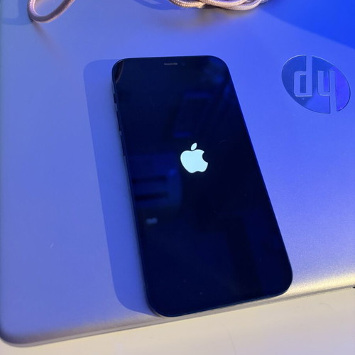 iPhone 12 mini used, dark blue, 64GB, with 3 cases