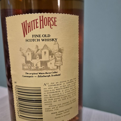 White Horse Vintage Scotch Whiskey 1L 42% Vol Sealed Bottle