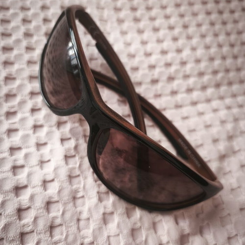Hiking sunglasses used, brown gradient lenses