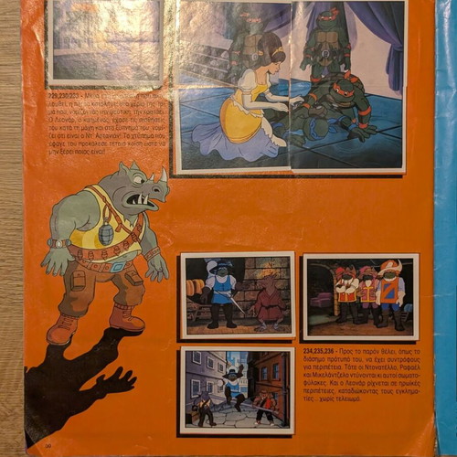 Panini Teenage Mutant Hero Turtles Sticker Album used