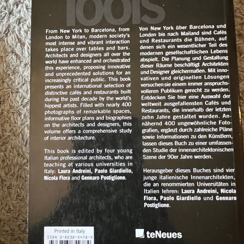 Architecture Tools Cafes And Restaurants book used