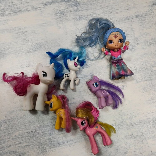 My Little Pony retro toy set used
