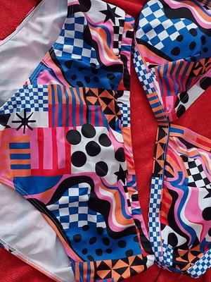 Shein plus size bikini swimsuit new multicolor 7XL (fits 4XL)