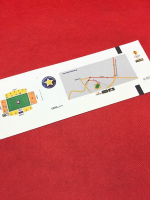 Asteras Tripolis ticket used, Besiktas, Europa League 2014
