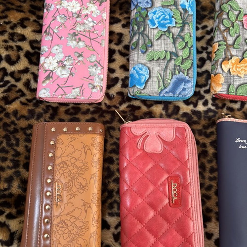 Women's Wallets pack of 9 DOCA and various designs new