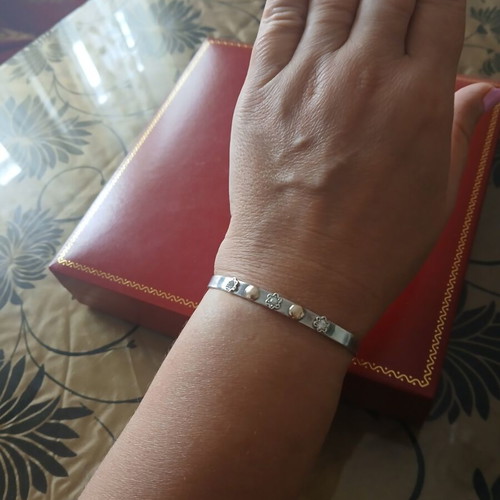 Bracelet silver 925 and gold 585 like new