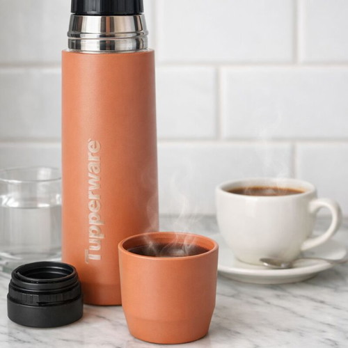 Tupperware Metal Thermos Tip 520ml new