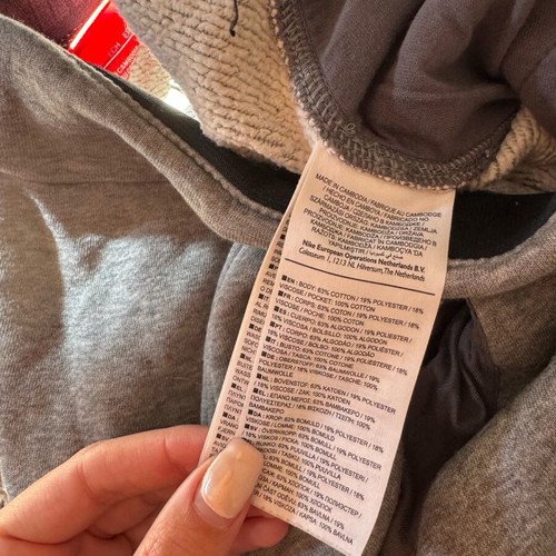 Nike sweatpants gray like new, warm, size XS