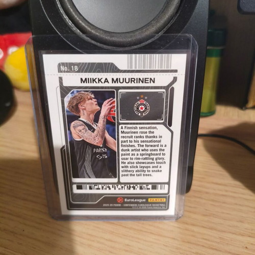 2025-26 Contenders Euroleague Basketball Miikka Muurinen Playoff Ticket new