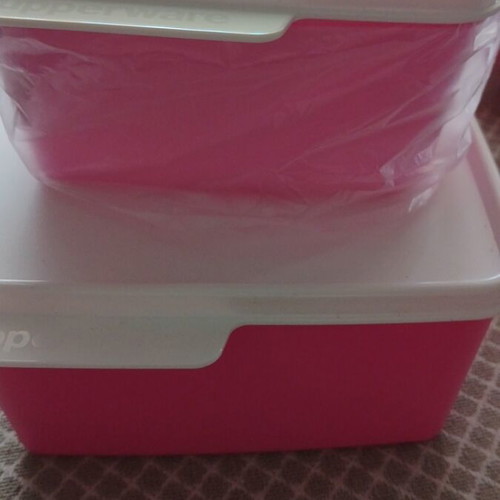 Tupperware set 1.2 liters and small 500ml new