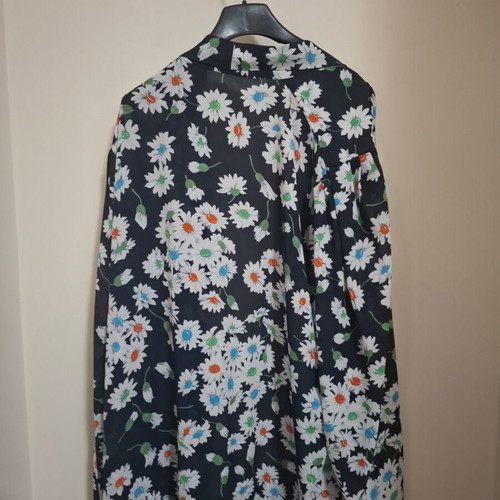 Floral Kimono dark blue one size like new