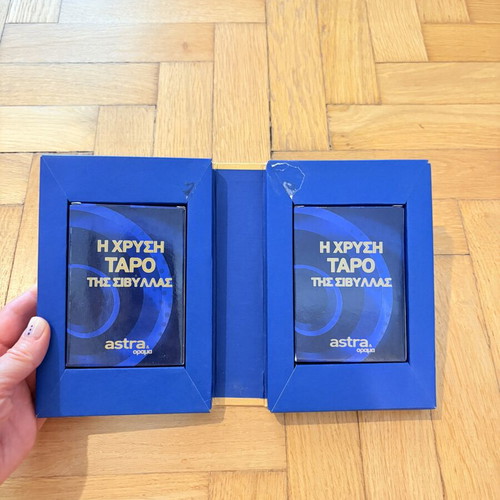 The Golden Tarot of Sibylla collectible Greek tarot deck, new, set of 2