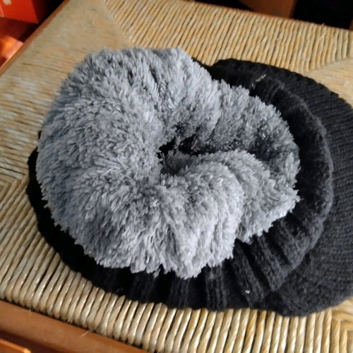 Men's hat cap new, black, one size