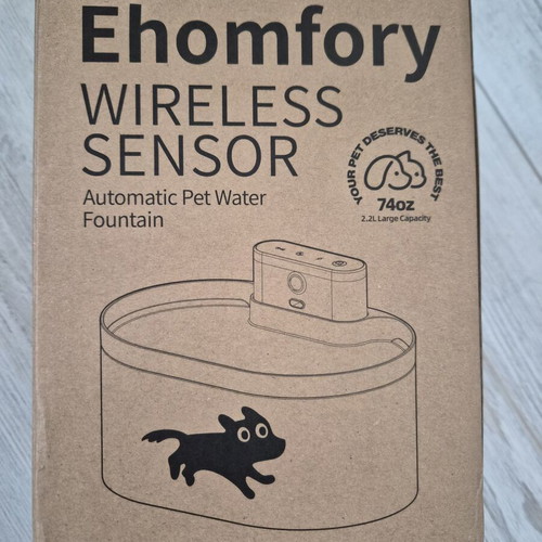 Ehomfory Wireless Automatic Pet Water Fountain new