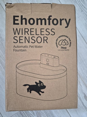 Ehomfory Wireless Automatic Pet Water Fountain new