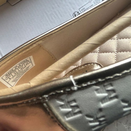 Michael Kors ballet flats size 37, gold