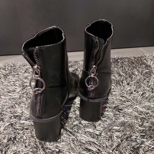 Bershka women's boots used, size 38, black