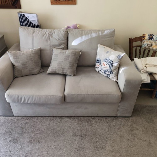 Three-seater and two-seater sofa set used
