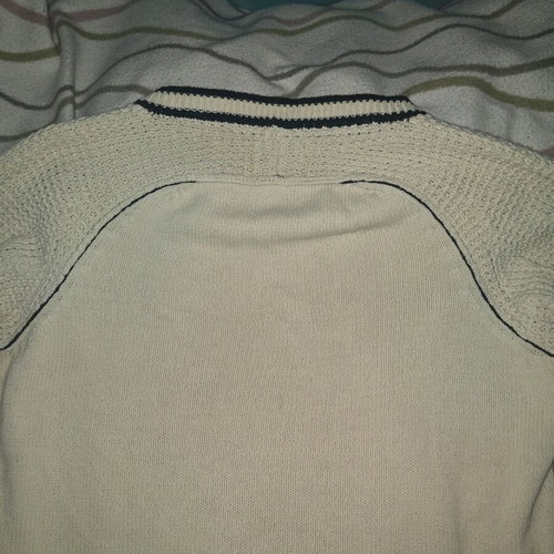 Chevignon men's white sweater like new, size L
