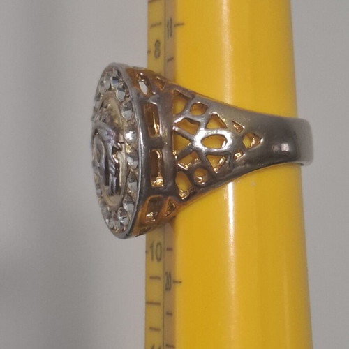 Medusa ring size 59 or 60 used, not gold or silver
