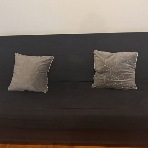 Sofa bed used with storage space