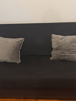 Sofa bed used with storage space