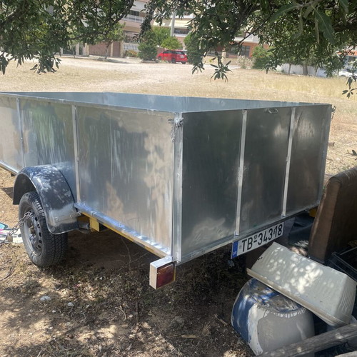 Large trailer 3 meters with removable sides, new