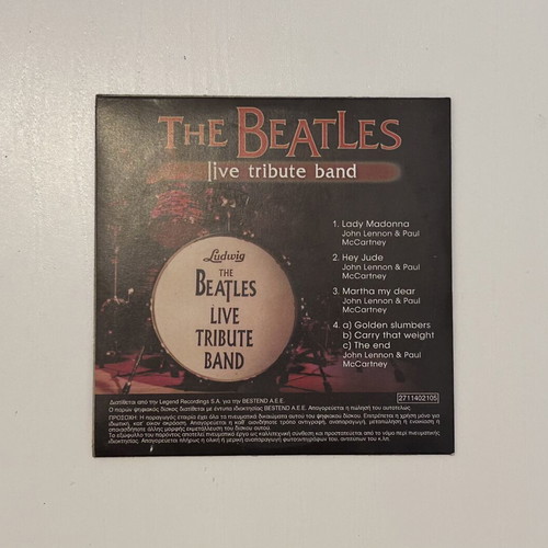 The Beatles Live Tribute Band CD, Legend Record