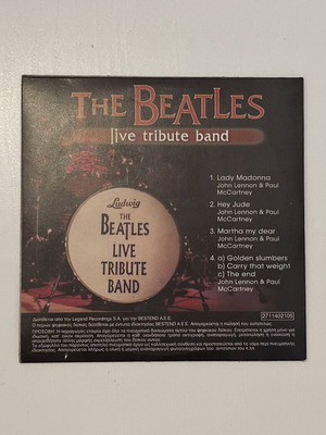 The Beatles Live Tribute Band CD, Legend Record