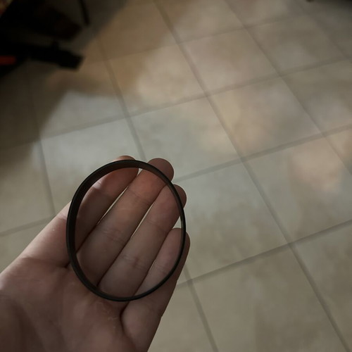 Mr Antouon rubber bracelet, black and white