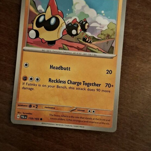 Pokemon Card Falinks new