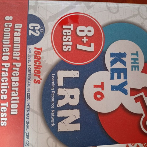 The Key to LRN 8+7 Tests Teachers Book new