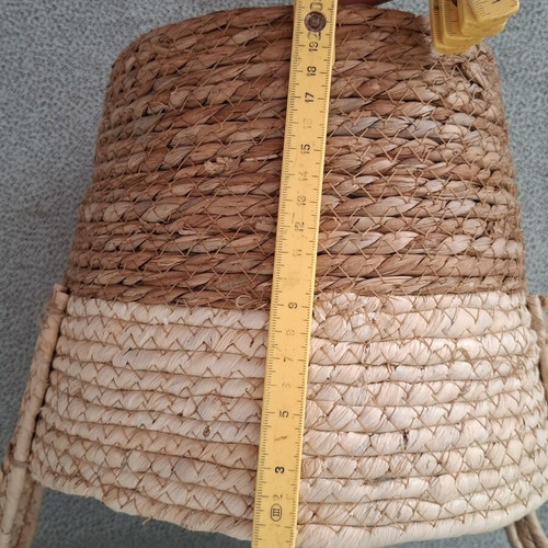 Wicker decorative basket new, ideal for boho decor