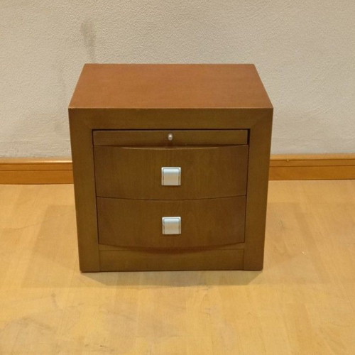 Nightstand Yor-805 made of oak wood, light brown, new