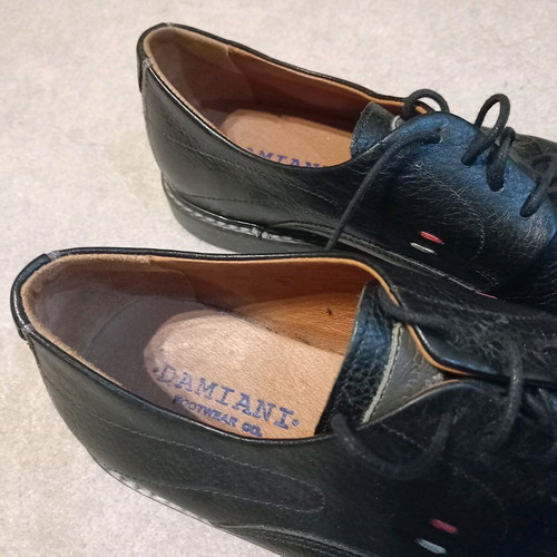 Damiani men's lace-up shoes like new no 41 black