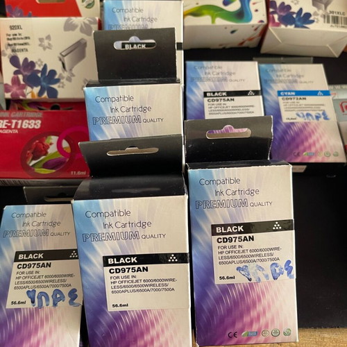 Printer ink cartridges new, pack of 24, compatible with HP printers