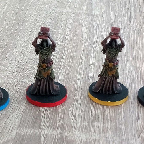 Ancient One Cultists miniatures like new, set of four