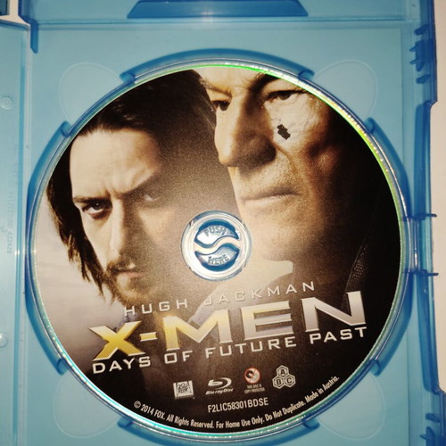 X-Men: Days of Future Past Blu-ray 3D used with subtitles