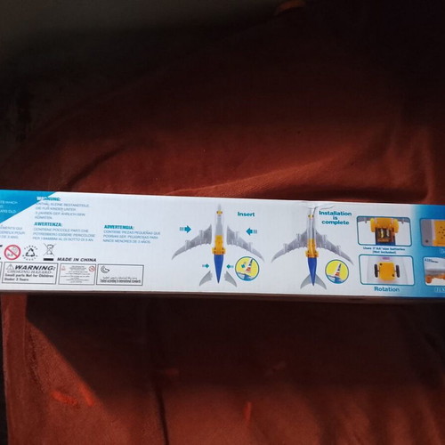 Interactive children's airplane model Airbus A380 new with sound and light effects