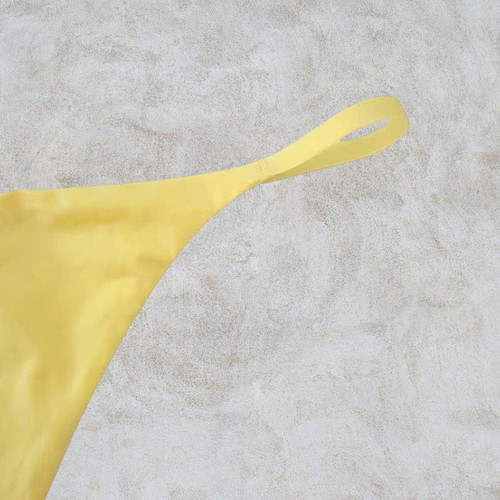 Luna yellow vanilla string thong, Large