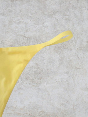 Luna yellow vanilla string thong, Large
