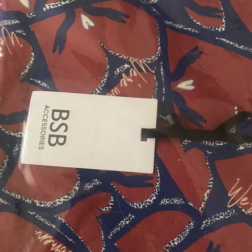 BSB Toiletry Bag new, waterproof, blue and red