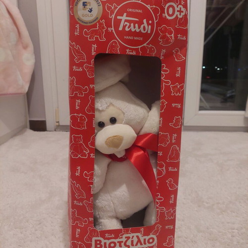 Easter candle with Trudi box and Virgilio puppet new