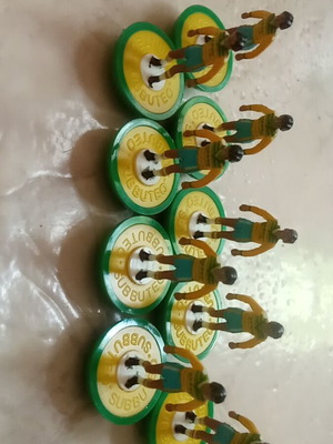 Subbuteo Olympic Brazil ομάδα σαν καινούργια, σπάνιο σετ παιχτών