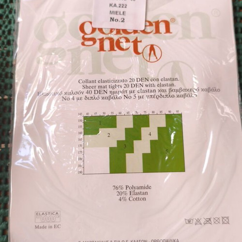 Golden Net Allegro tights pack of 6, new, 40 DEN, medium, daino
