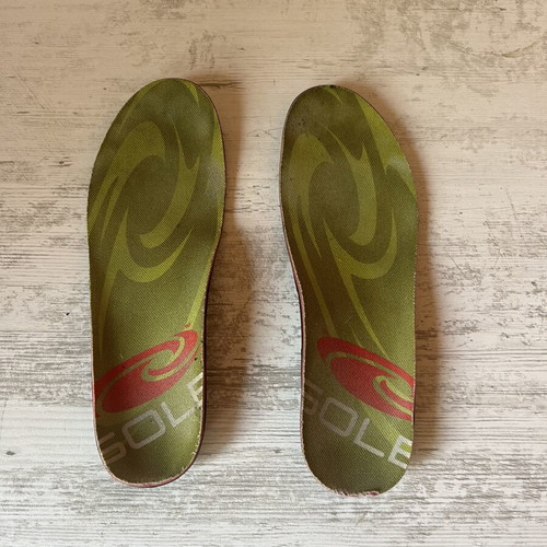 A To Z Greek women's insoles like new, sizes 38-39, green
