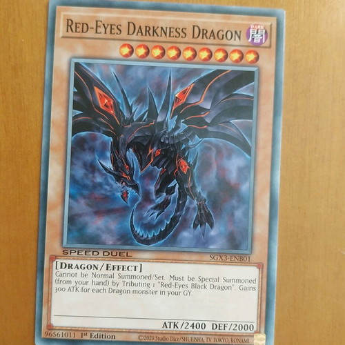 Red Eyes Darkness Dragon new