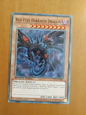 Red Eyes Darkness Dragon new